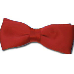 Red Pre-Tied Bow Tie